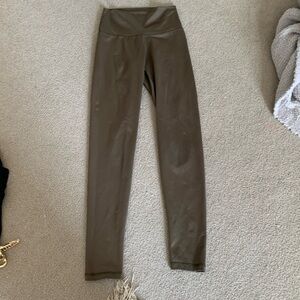 GREEN AERIE COMPRESSION LEGGINGS